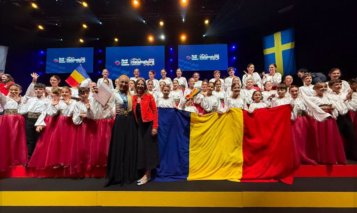 Elevii clujeni au câștigat aurul la World Choir Games 2026: Punctaj maxim obținut de „Junior VIP” din Cluj, singurul cor care a reprezentat România la competiția din Suedia