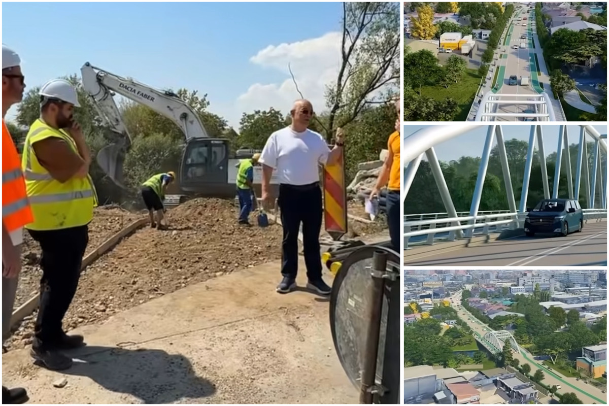 Emil Boc: „Au început lucrările la noul pod dintre cartierele Iris și Bulgaria.” Investiție de 6 milioane de euro!