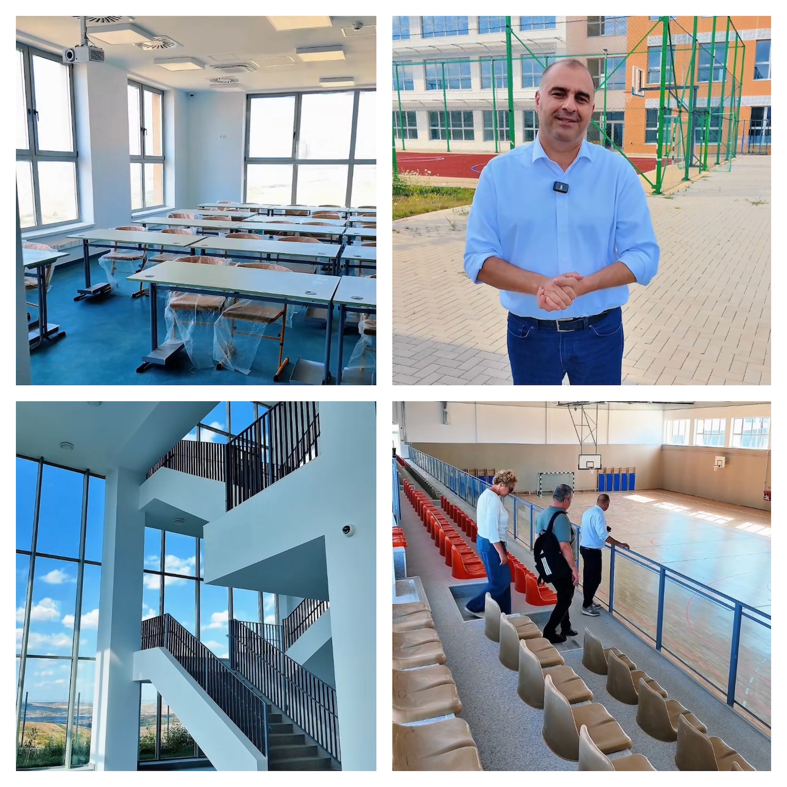Dan Tarcea: „Este GATA noul liceu de la HUB-ul educațional din Borhanci”. Când vor fi primiți elevii?