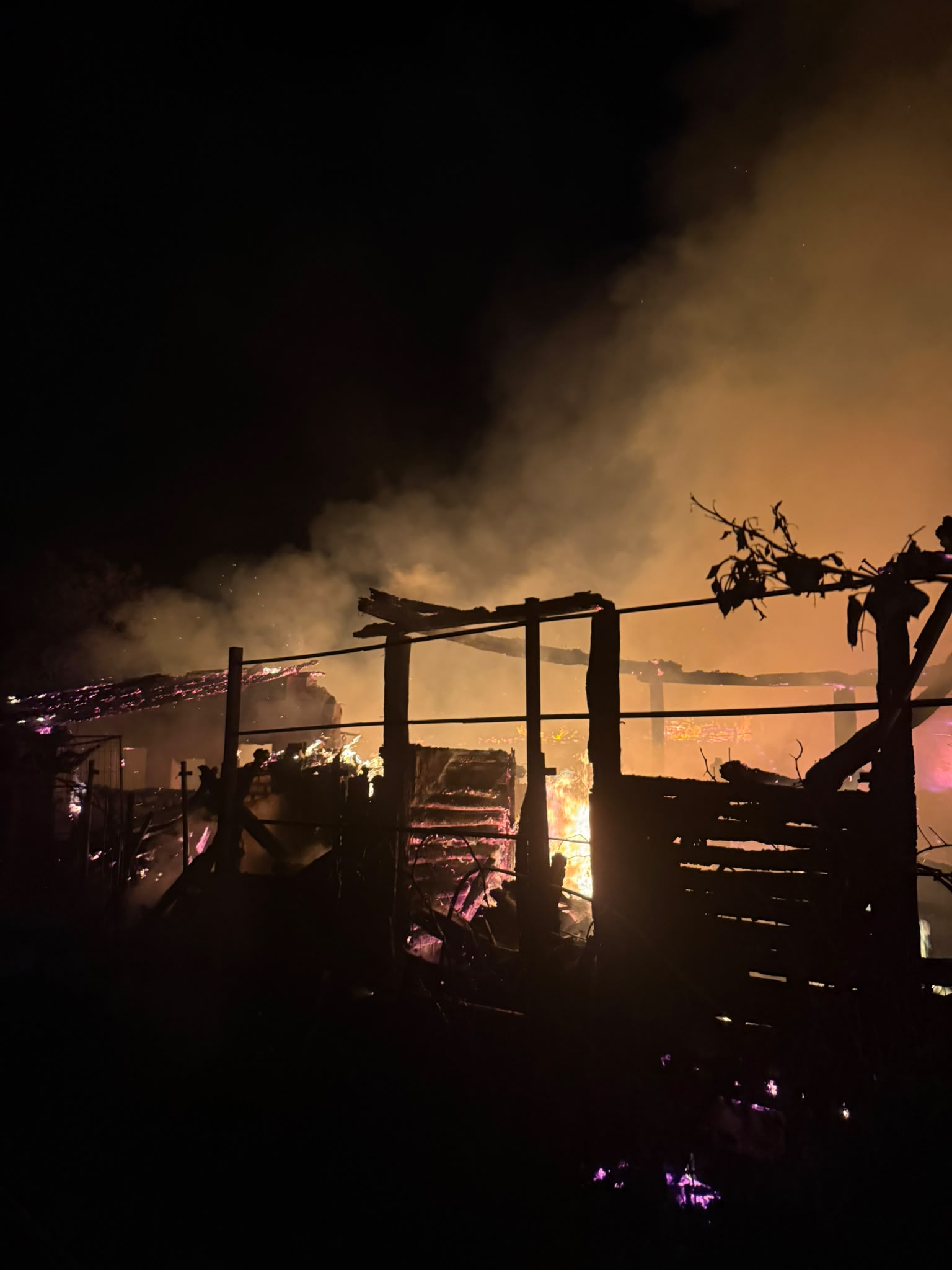 Incendiu de amploare în Florești | Foto: ISU Cluj