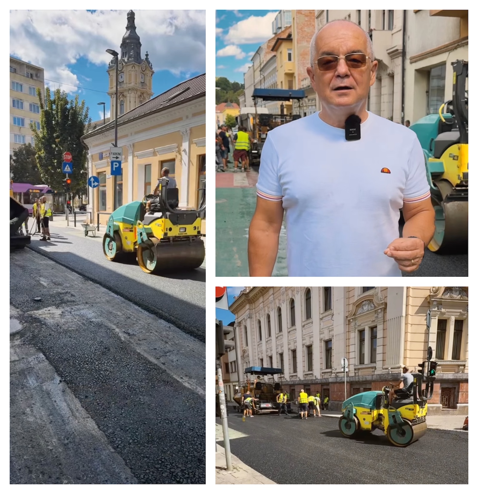 Traficul, redeschis mai repede pe strada Emil Isac din Cluj-Napoca | Foto: Captură de ecran Facebook, Emil Boc