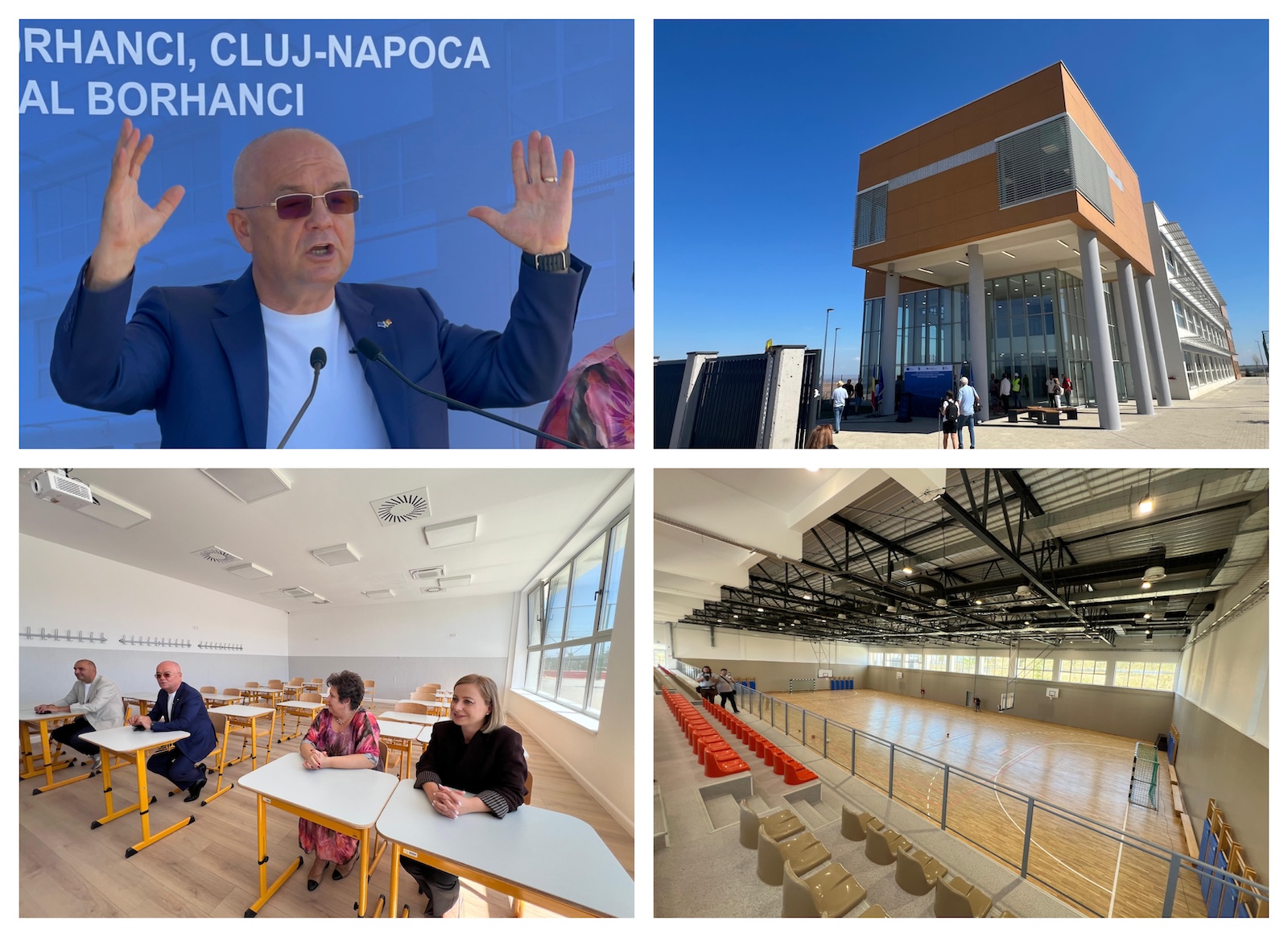 Au fost finalizate lucrările la noul Liceu de la HUB-ul educațional din Borhanci. Emil Boc: „Avem un ecosistem prin care dăm copiilor șansa la o educație de calitate”.