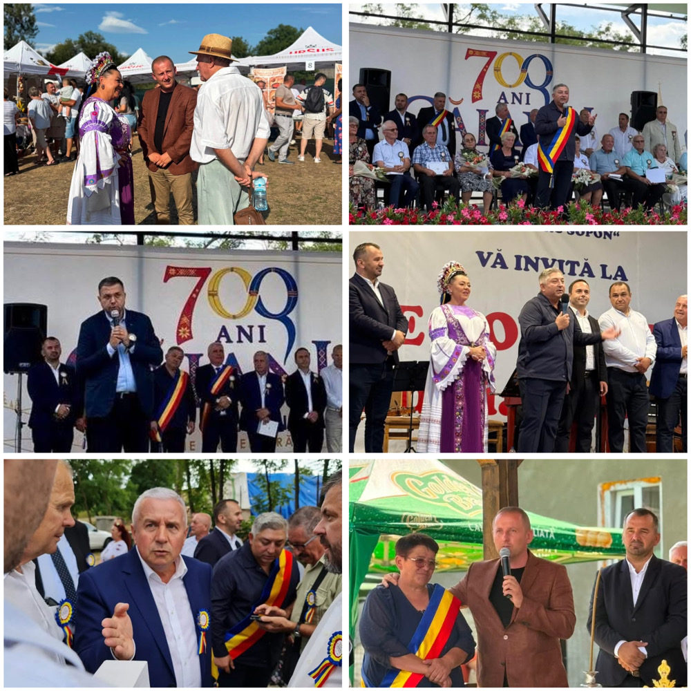 Ultimul weekend de vară i-a găsit pe mai mulți dintre liderii politici ai Clujului la sărbătorile organizate în comunele din județ. | Foto: Facebook - Radu Rațiu, Radu Moisin, Daniel Buda, Alin Tișe