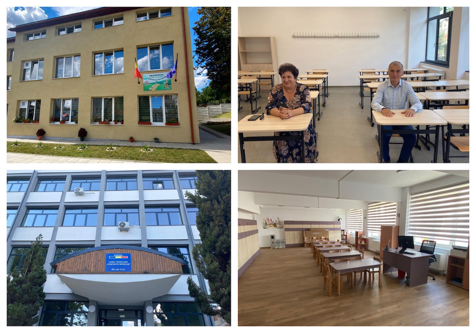 Liceul „Constantin Brâncuși” și Grădinița „Paradisul Piticilor” din Dej, modernizate cu 43 mil. lei prin PNRR. Primar Morar Costan: „Peste 700 de preșcolari și elevi vor beneficia de noile condiții”.
