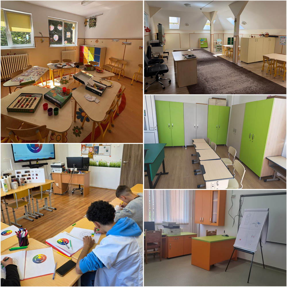 Înaintea debutului noului an școlar, școlile speciale din subordinea Consiliului Județean Cluj au trecut prin lucrări de igienizare și reparații, fiind totodată dotate cu echipamente și materiale noi. | Foto: CJ Cluj