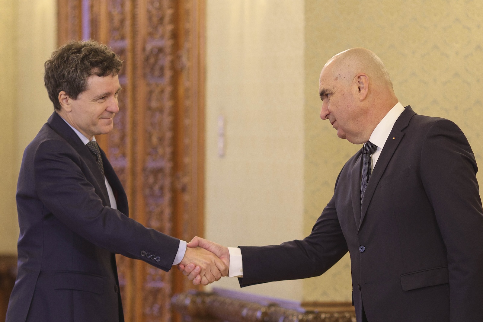 Președintele României, Nicușor Dan și prim-ministrul interimar, Ilie Bolojan, la consultările de la Palatul Cotroceni, joi, 17 septembrie 2026. | Foto: Inquam Photos / Octav Ganea