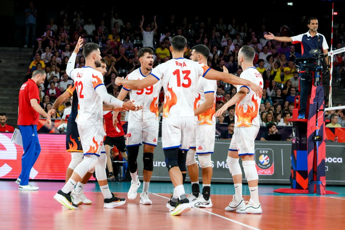 Volei masculin: România a învins campioana olimpică Franța la Campionatul European!
