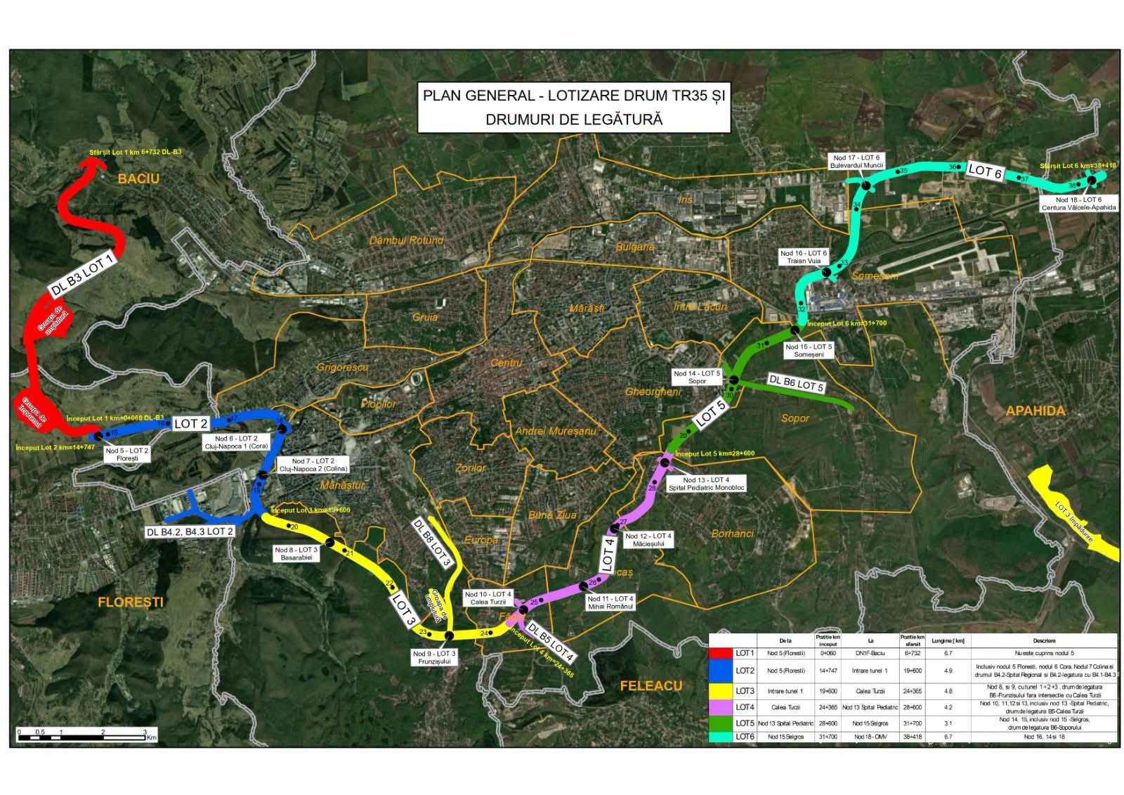 Șase oferte depuse pentru construirea tronsonului VI al centurii metropolitane Cluj. Emil Boc: „Realizăm proiectul oricât de greu ar fi”