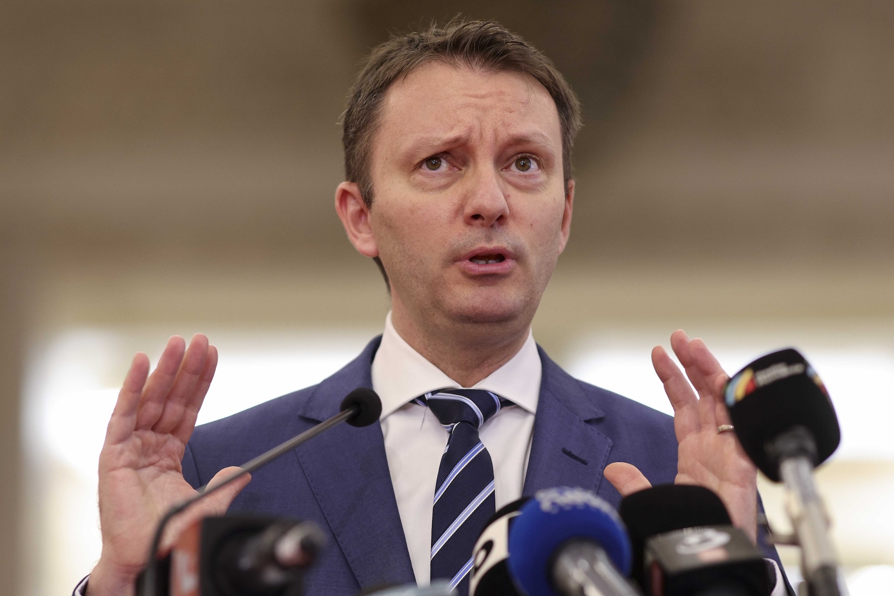 Premierul desemnat, Siegfried Mureșan, a explicat de ce nu a fost la sediul PSD pentru a discuta cu Sorin Grindeanu | Foto: Inquam Photos / Octav Ganea
