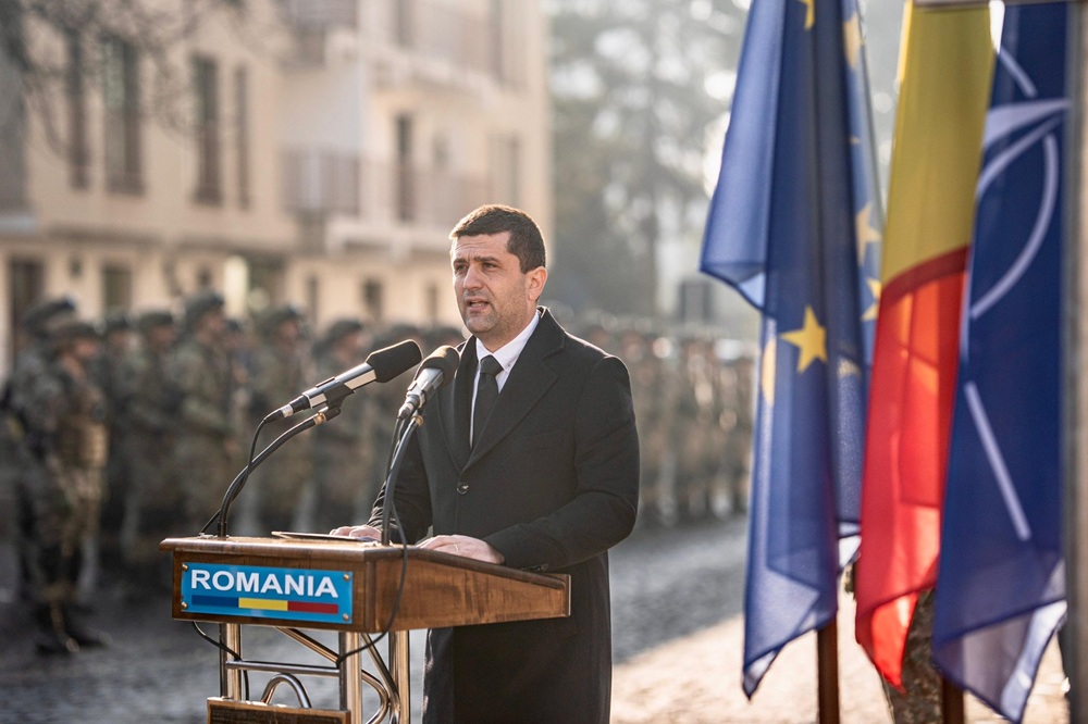 Ministrul interimar al Apărării, Radu Miruță, a dezmințit informațiile potrivit cărora România ar urma să trimită trupe în Ucraina.  | FOTO Facebook /Radu Miruță