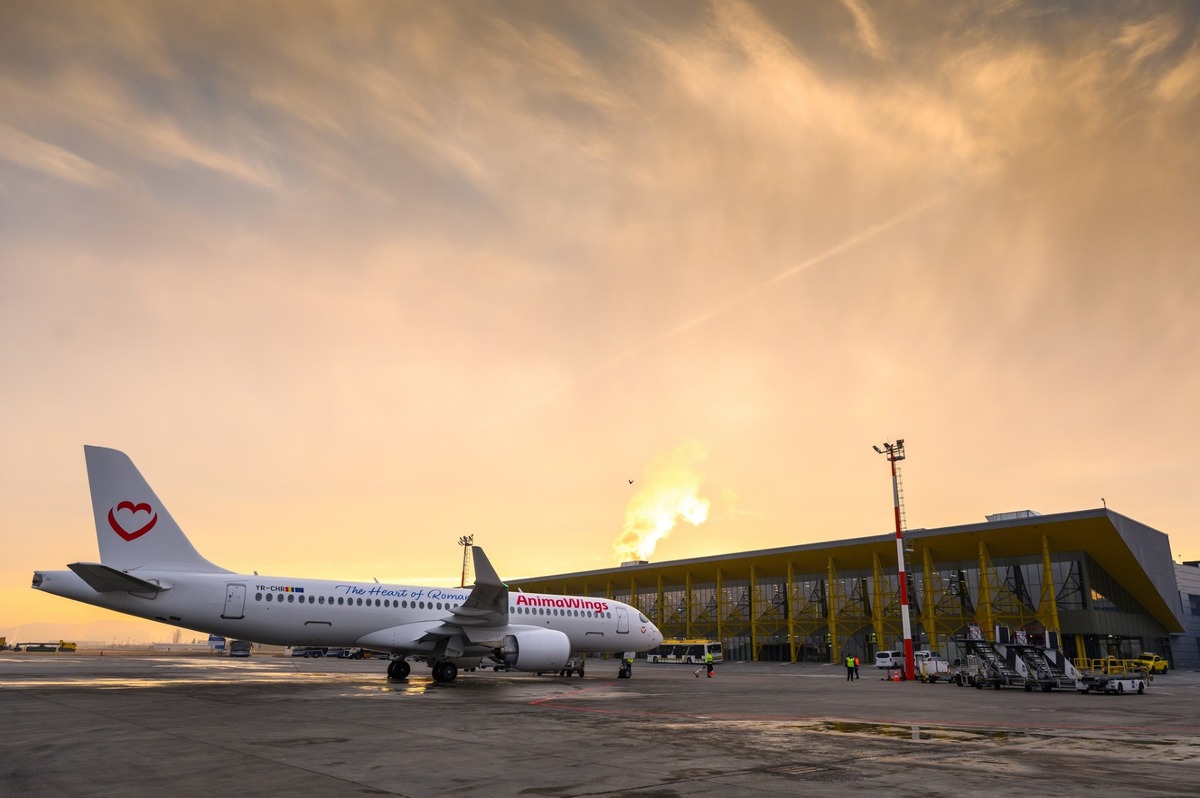 Cursele directe AnimaWings de la Cluj-Napoca spre Viena și Frankfurt, introduse în luna iulie, au fost scoase din programul de zbor. | Foto: Aeroportul Internațional „Avram Iancu” Cluj