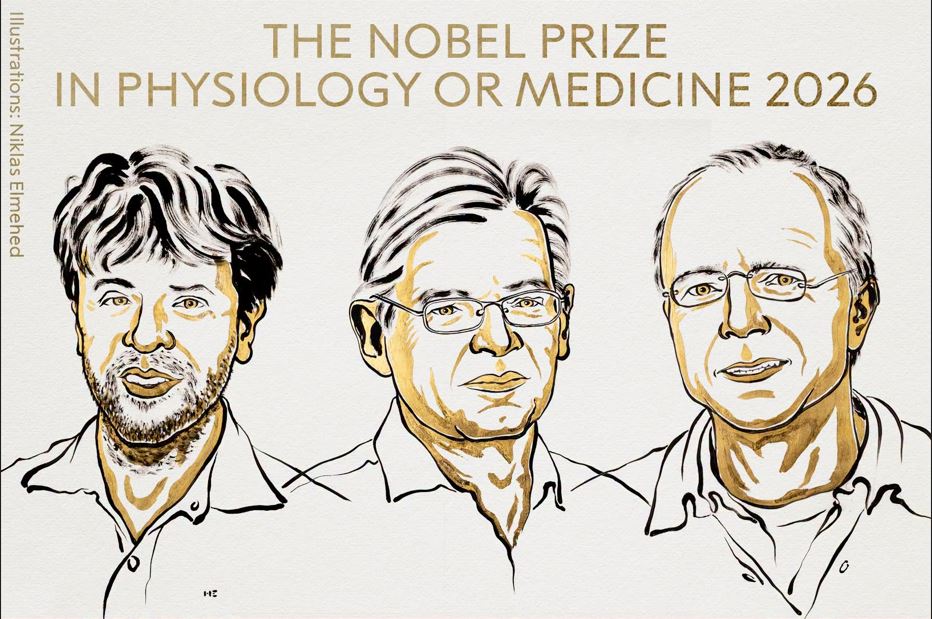 Karl Deisseroth, Peter Hegemann și Georg Nagel, laureații Premiului Nobel pentru Medicină|Foto: nobelprize.org