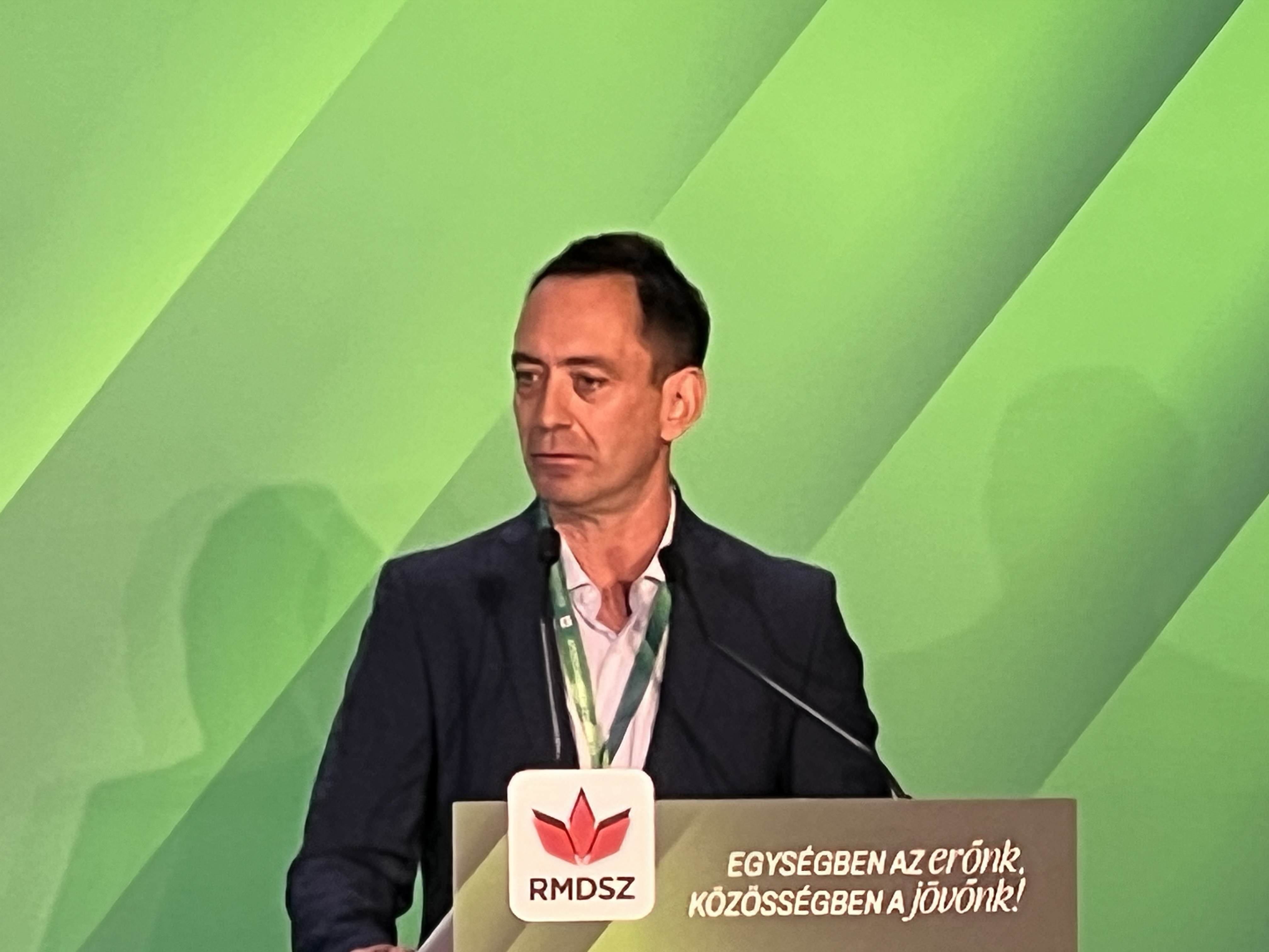 Liderul deputaților UDMR, Csoma Botond: „Îl putem vota pe Luca Niculescu”. Fotografie realizată în 10 octombrie 2025.  | Foto: Sergiu Tămaș, monitorulcj.ro