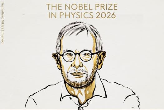 Premiul Nobel pentru Fizică 2026, câștigat de cercetătorul Francis Halzen pentru descoperirea neutrinilor de înaltă energie|Foto: nobelprize.org