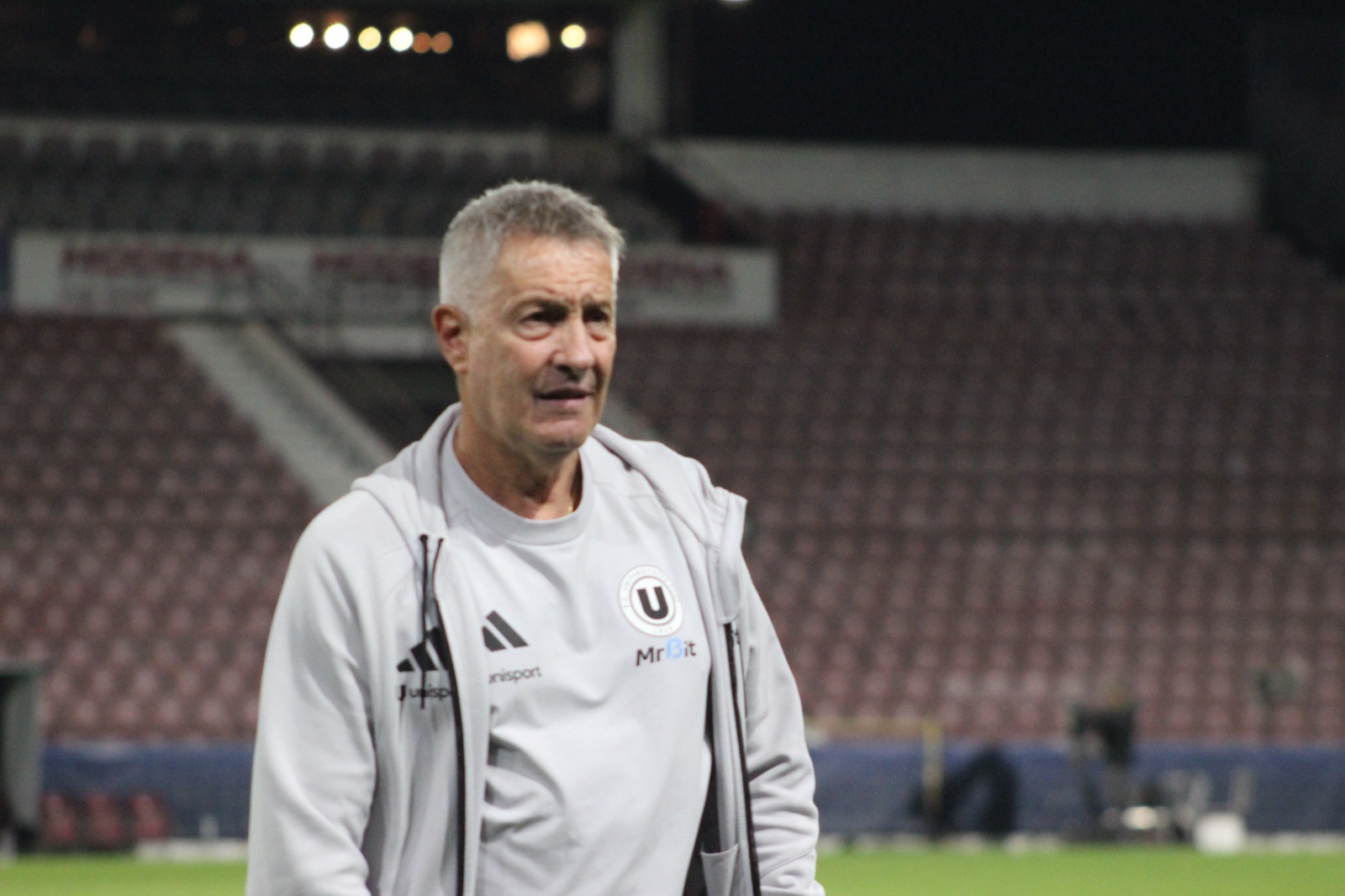 Cristiano Begodi a comentat lupta pentru titlu după victoria lui „U” cu CFR | Foto: Mădălina IVAN, monitorulcj.ro