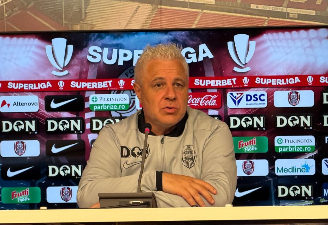Marius Șumudică poate rămâne fără doi jucători la CFR Cluj / Foto: Sergiu CRĂCIUN, monitorulcj.ro
