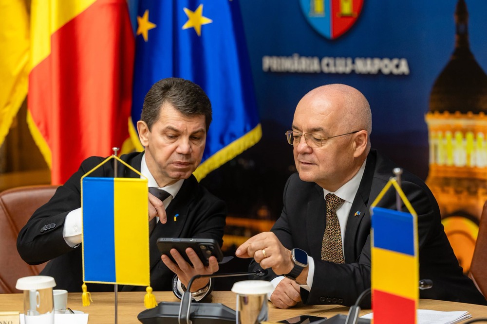 Emil Boc, discuții la Cluj cu oficiali de rang înalt din Ucraina / Foto: Emil Boc- Facebook