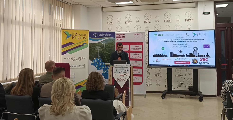 Pilonii de dezvoltare ai Clujului: Cooperare strategică între mediul de afaceri, autoritățile locale, sistemul universitar și învățământul profesional dual|Foto: monitorulcj.ro