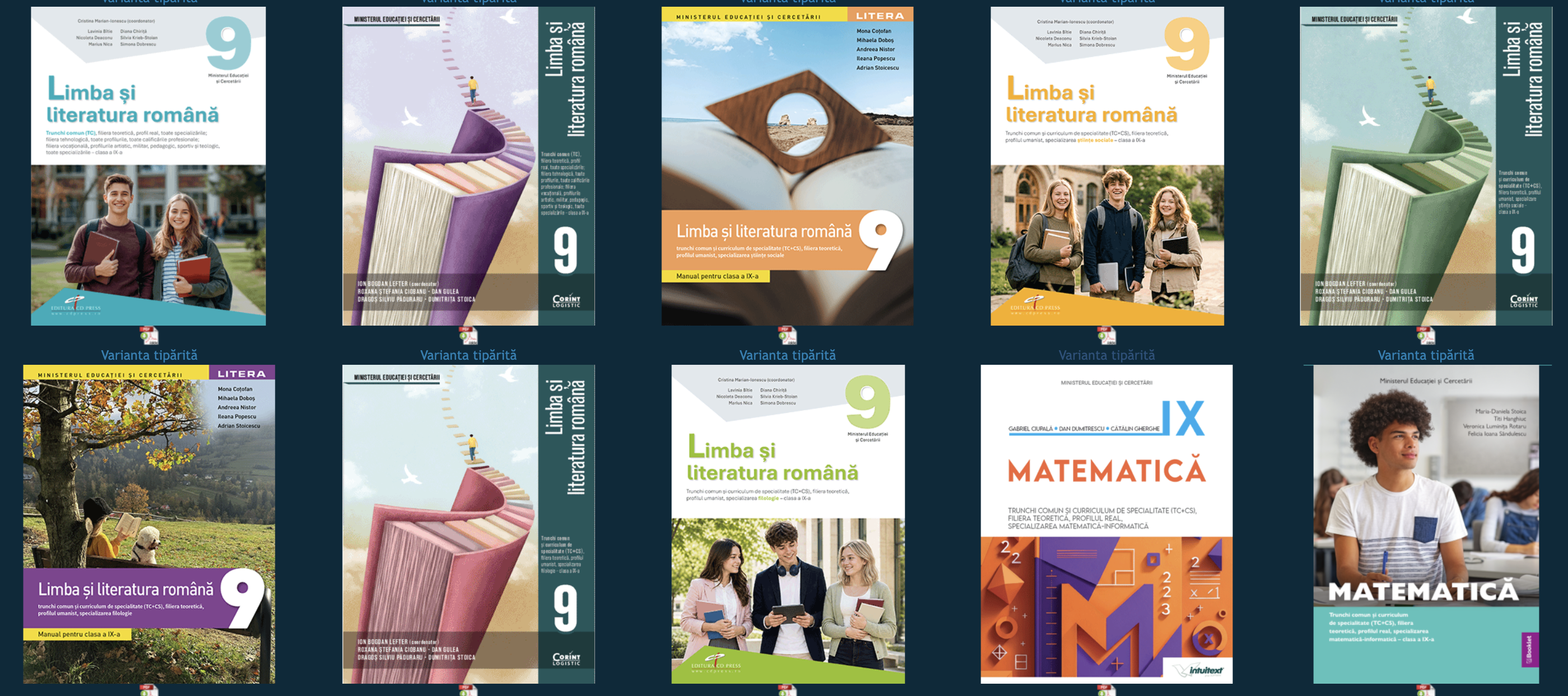 Noile manuale pentru clasa a IX-a sunt disponibile în format digital | Foto: manuale.edu.ro