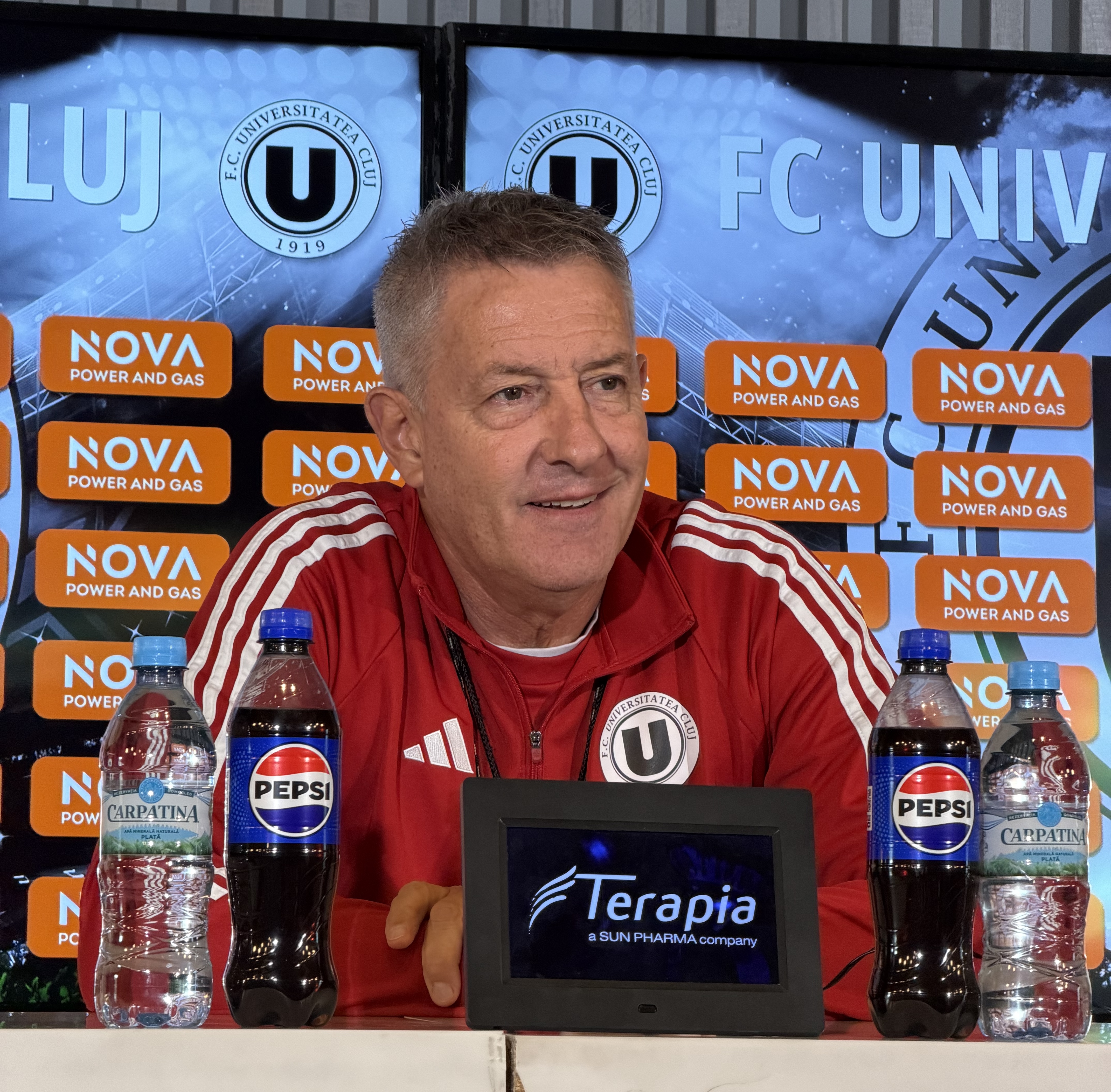 Antrenor „U” Cluj, Cristiano Bergodi: „Trebuie să facem tot ce e posibil pentru a câștiga cu FC Argeș” | Foto: Sergiu Tămaș, monitorulcj.ro