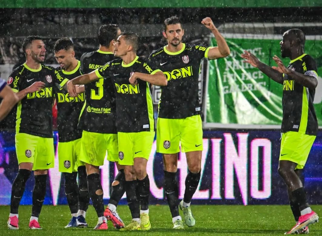 CFR Cluj a pierdut pe terenul UT-ei Arad, scor 0-1 / Foto: CFR 1907 Cluj Facebook
