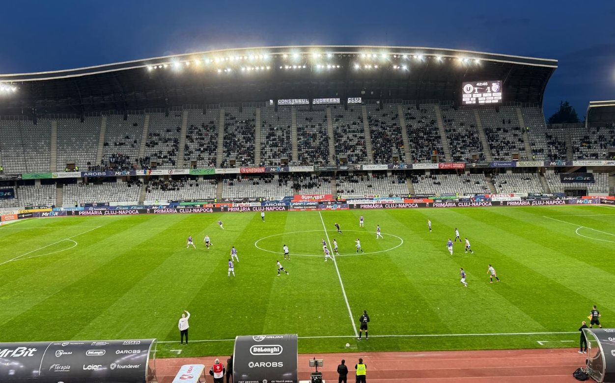 Universitatea Cluj a încheiat la egalitate contra FC Argeș / Foto: Sergiu CRĂCIUN, monitorulcj.ro