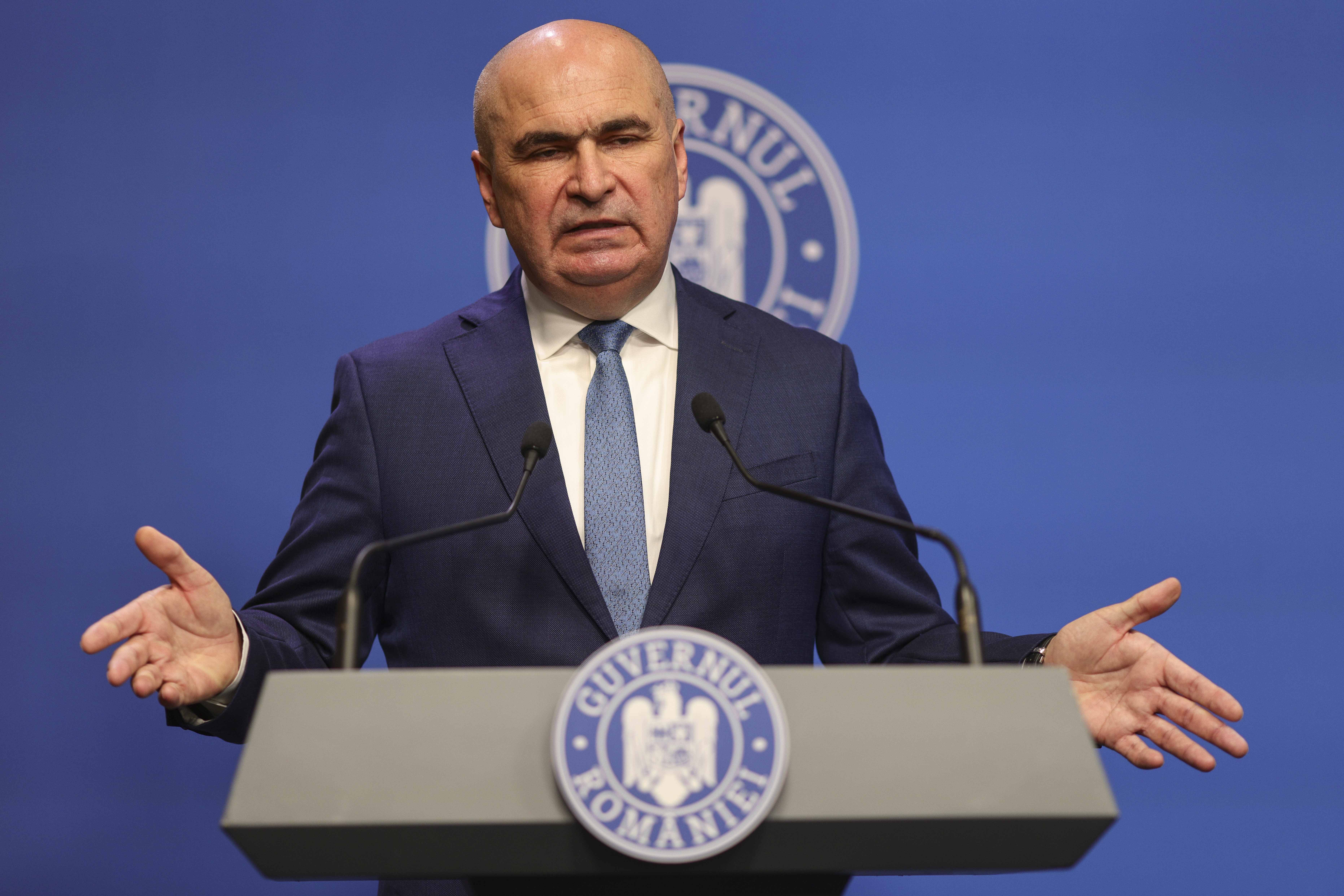 Conferinta de presa sustinuta de premierul interimar Ilie Bolojan la palatul Victoria, in Bucuresti, 19 octombrie 2026.|Foto: Inquam Photos / Octav Ganea