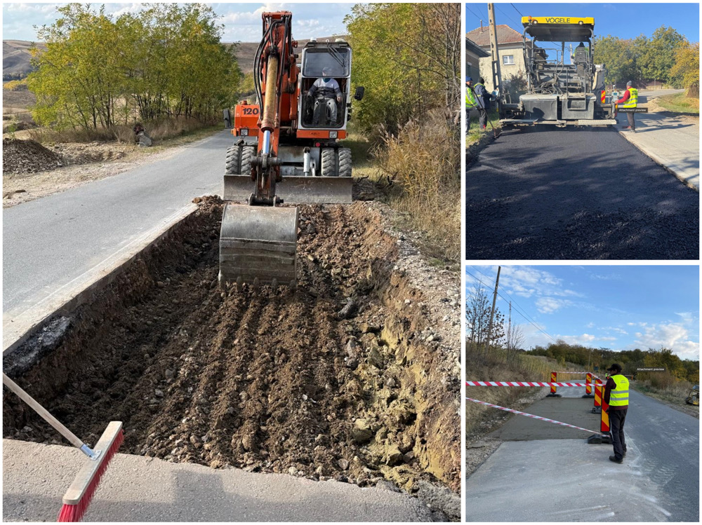 Se fac reparații pe 21 de kilometri de drum între Apahida, Moriști și Cojocna