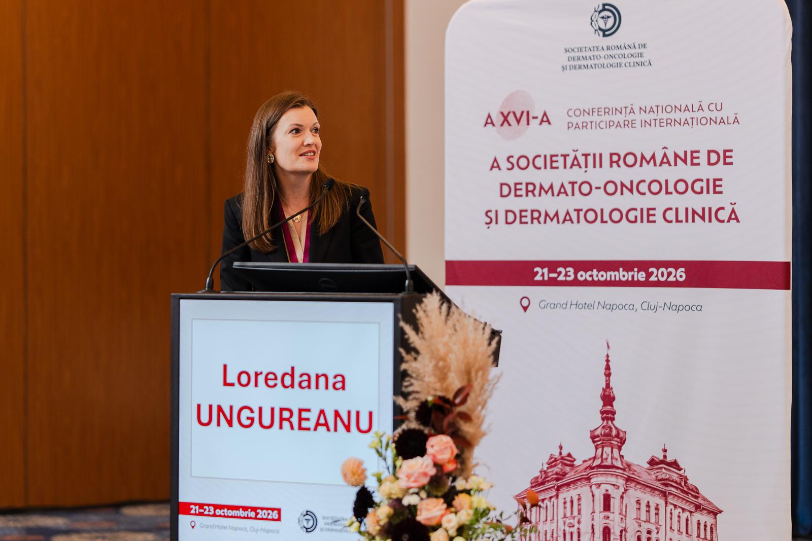„Progresele medicinei ne oferă astăzi posibilități de tratament pe care nu le aveam în urmă cu câțiva ani: diagnostice mai rapide, tratamente mai eficiente și o viață mai bună pentru pacienți”, a declarat conf. dr. Loredana Ungureanu, coordonatoare a Conferinței Societății de Dermato-Oncologie și Dermatologie Clinică, organizată la Cluj-Napoca, în 21-23 octombrie 2026.