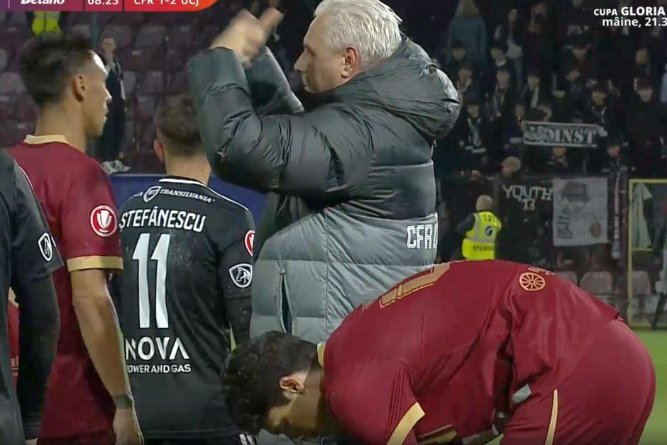 Șumudică a vrut să scoată echipa de pe teren la meciul cu „U” Cluj: „Știți ce mi-a zis Chipciu?”