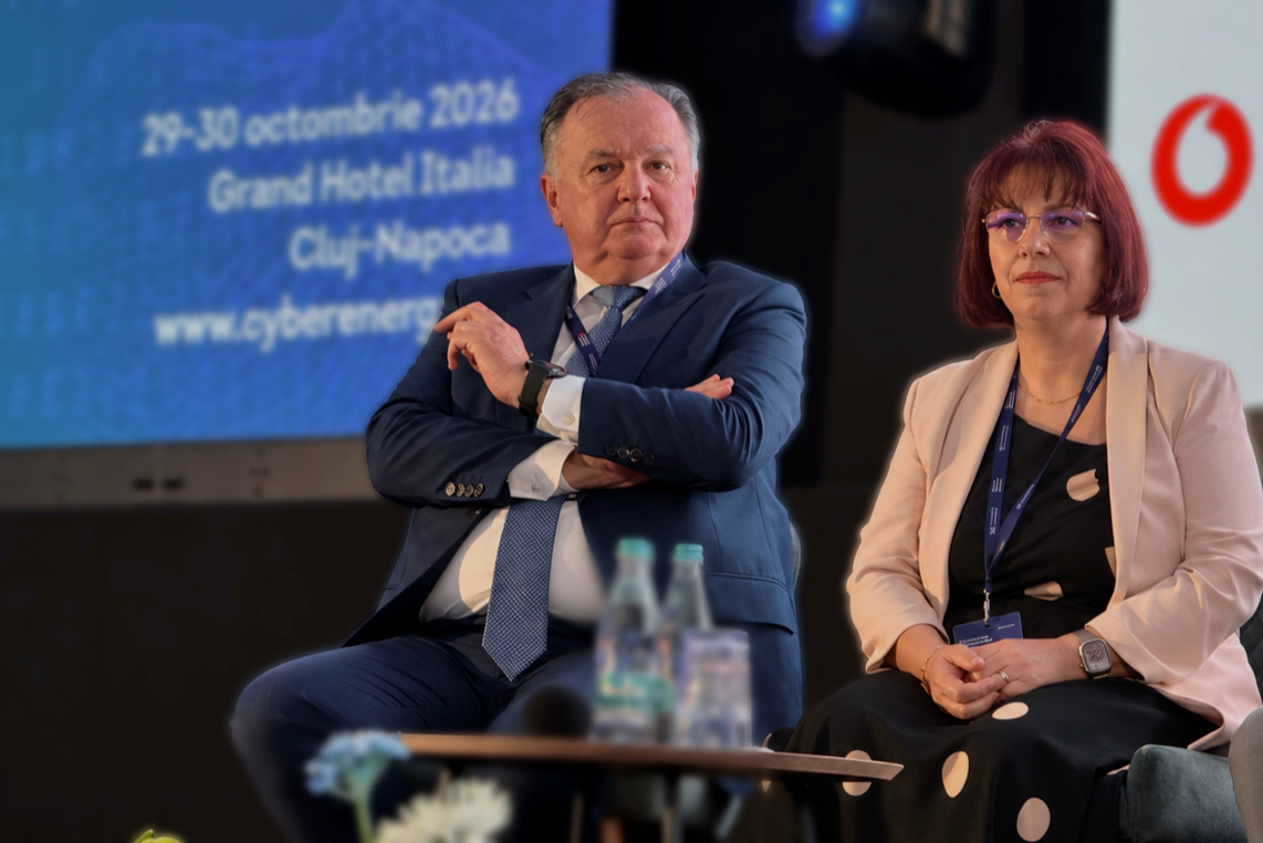 Adaptarea programelor de studiu la cerințele industriei trebuie însoțită de o schimbare a modului în care profesorii se raportează la studenți, a subliniat Vasile Țopa, rectorul Universității Tehnice din Cluj-Napoca, la Forumul de Securitate Cibernetică în Energie. | Foto: Valentina PRELIPCEAN / monitorulcj.ro