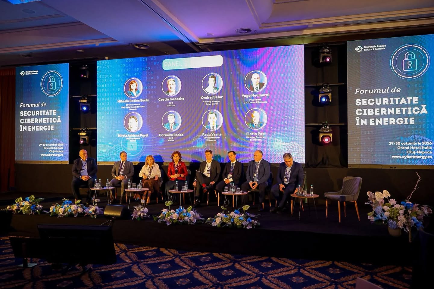 Modernizarea rețelelor electrice trebuie să meargă mână în mână cu protejarea lor, formarea specialiștilor și alocarea la timp a fondurilor necesare pentru securitatea cibernetică. | Foto: Forumul de Securitate Cibernetică în Energie