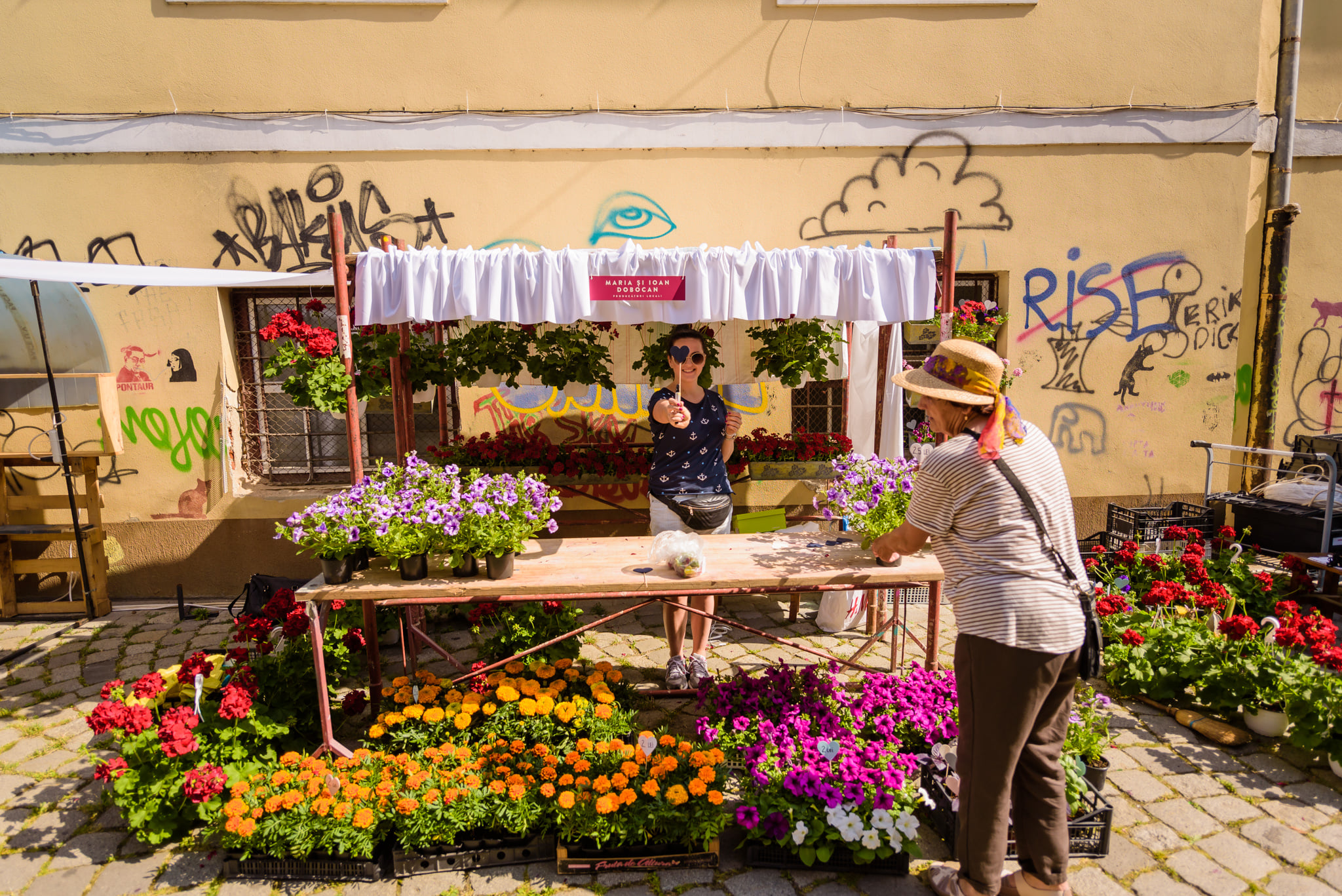 Piața de flori altfel revine pe Strada Potaissa. Apel pentru înscrieri